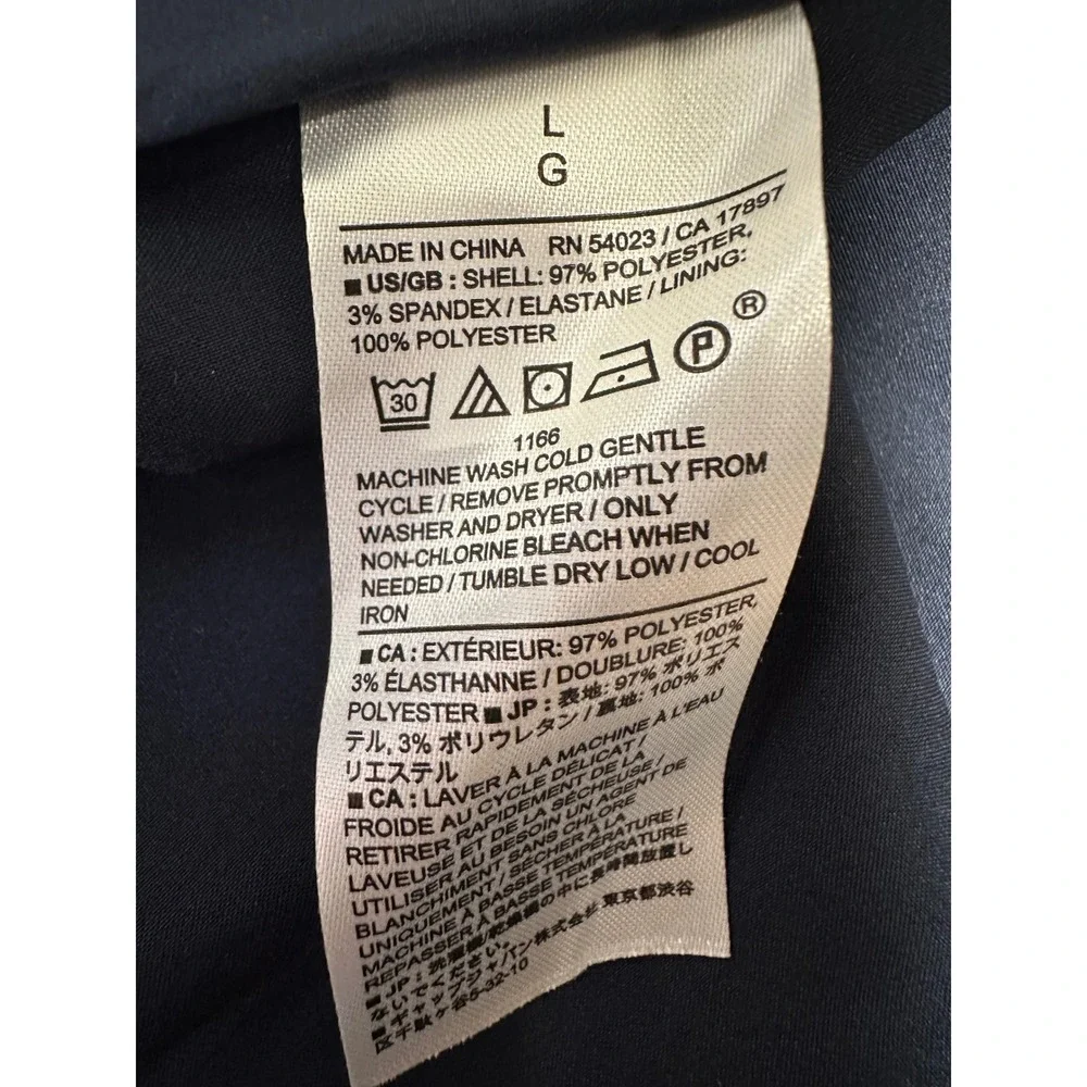 Banana Republic Floral Camisole Women L Purple Gold V-Neck Satin Side Zip Top - Picture 7 of 10